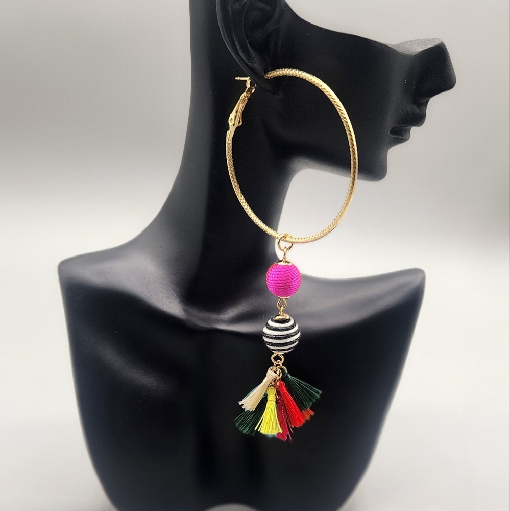 Gold earrings